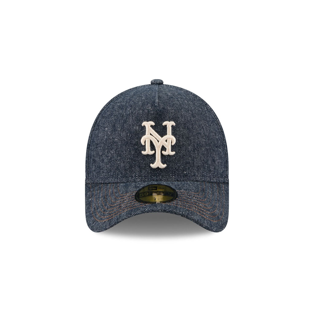 New York Mets Denim 59FORTY A-Frame Fitted Hat
