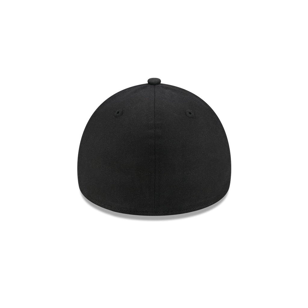 Atlanta Braves Waxed Canvas Black 59FORTY A-Frame Fitted Hat