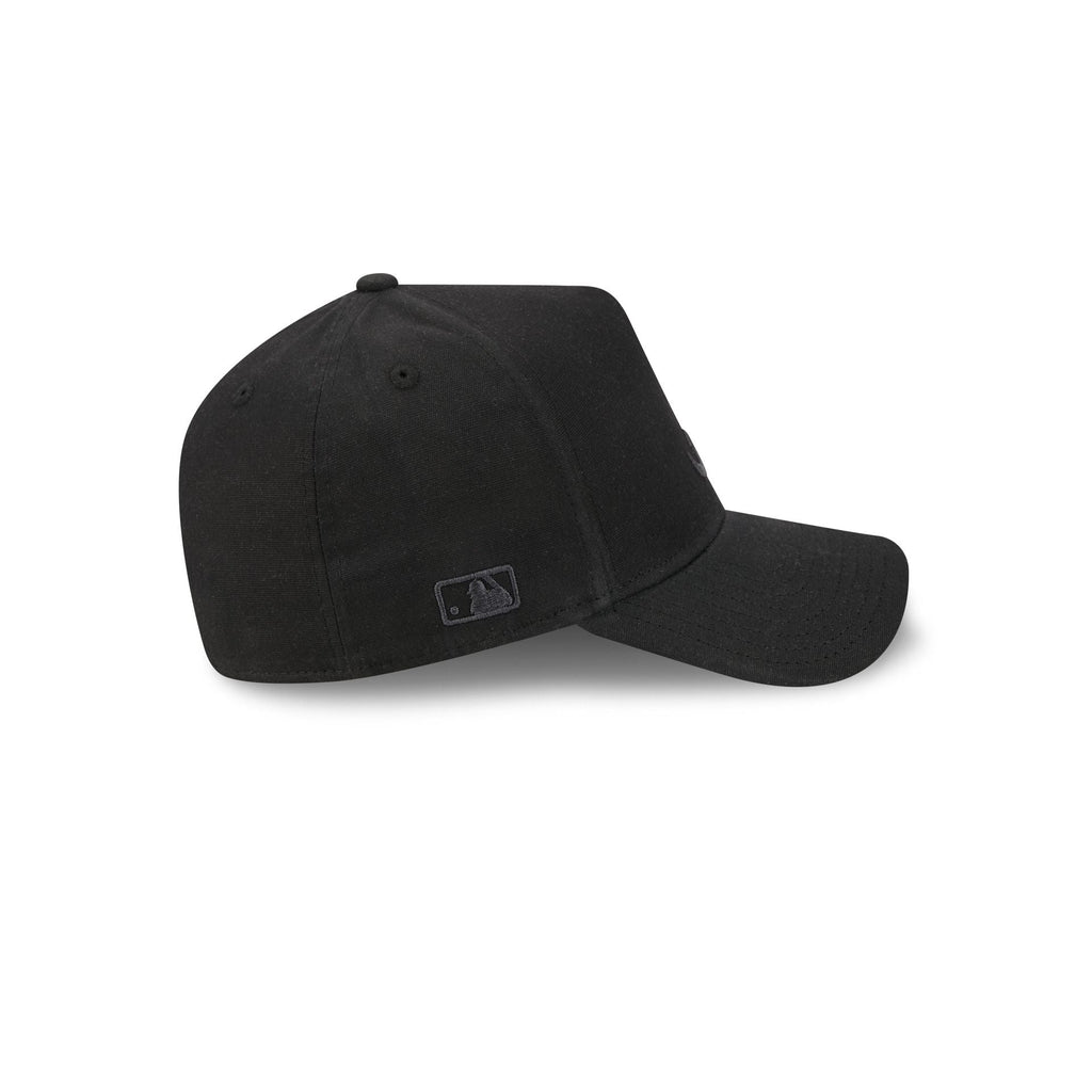 Atlanta Braves Waxed Canvas Black 59FORTY A-Frame Fitted Hat