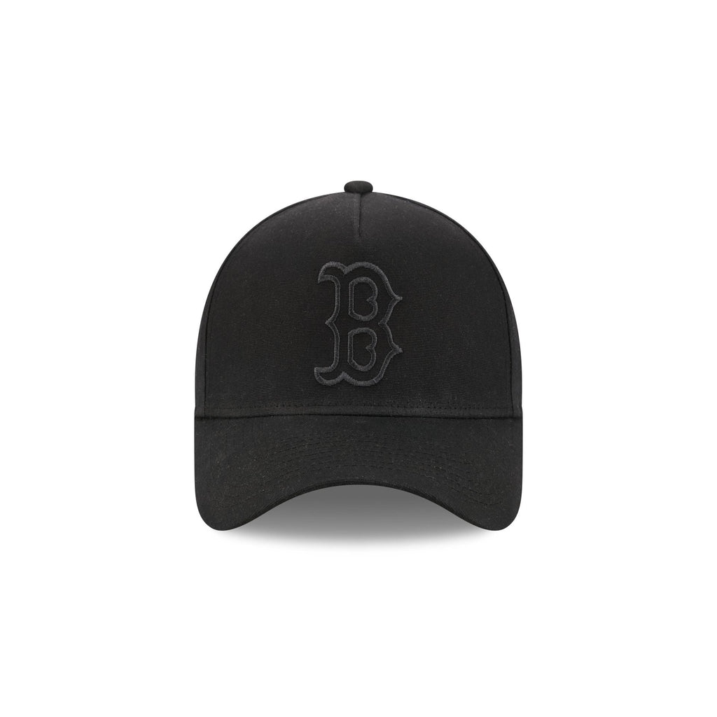 Boston Red Sox Waxed Canvas Black 59FORTY A-Frame Fitted Hat