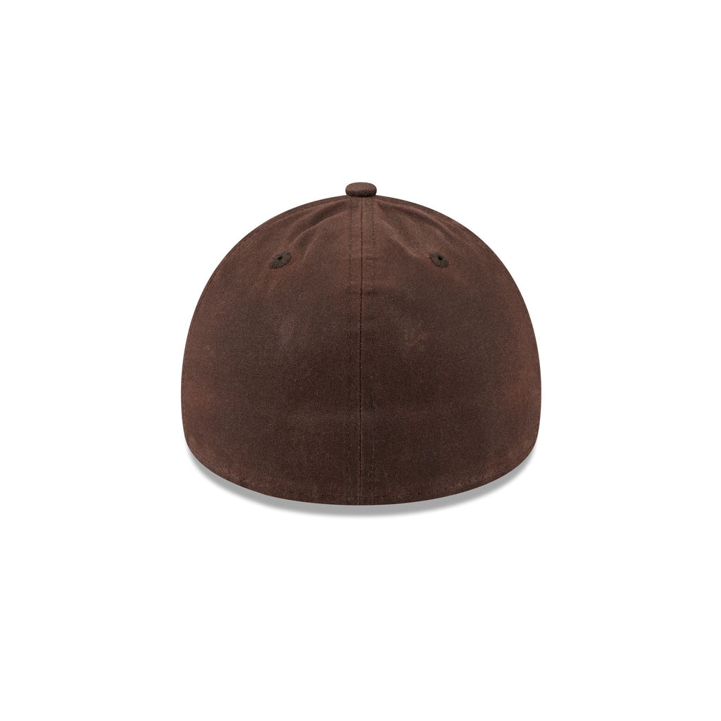 Chicago Cubs Waxed Canvas Brown 59FORTY A-Frame Fitted Hat