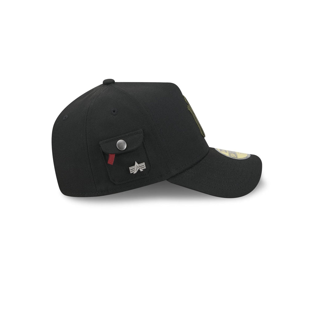 Alpha Industries x New York Yankees Black 59FORTY A-Frame Fitted Hat