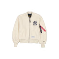 Alpha Industries x New York Yankees Women's Sherpa MA-1 Flight Jacket