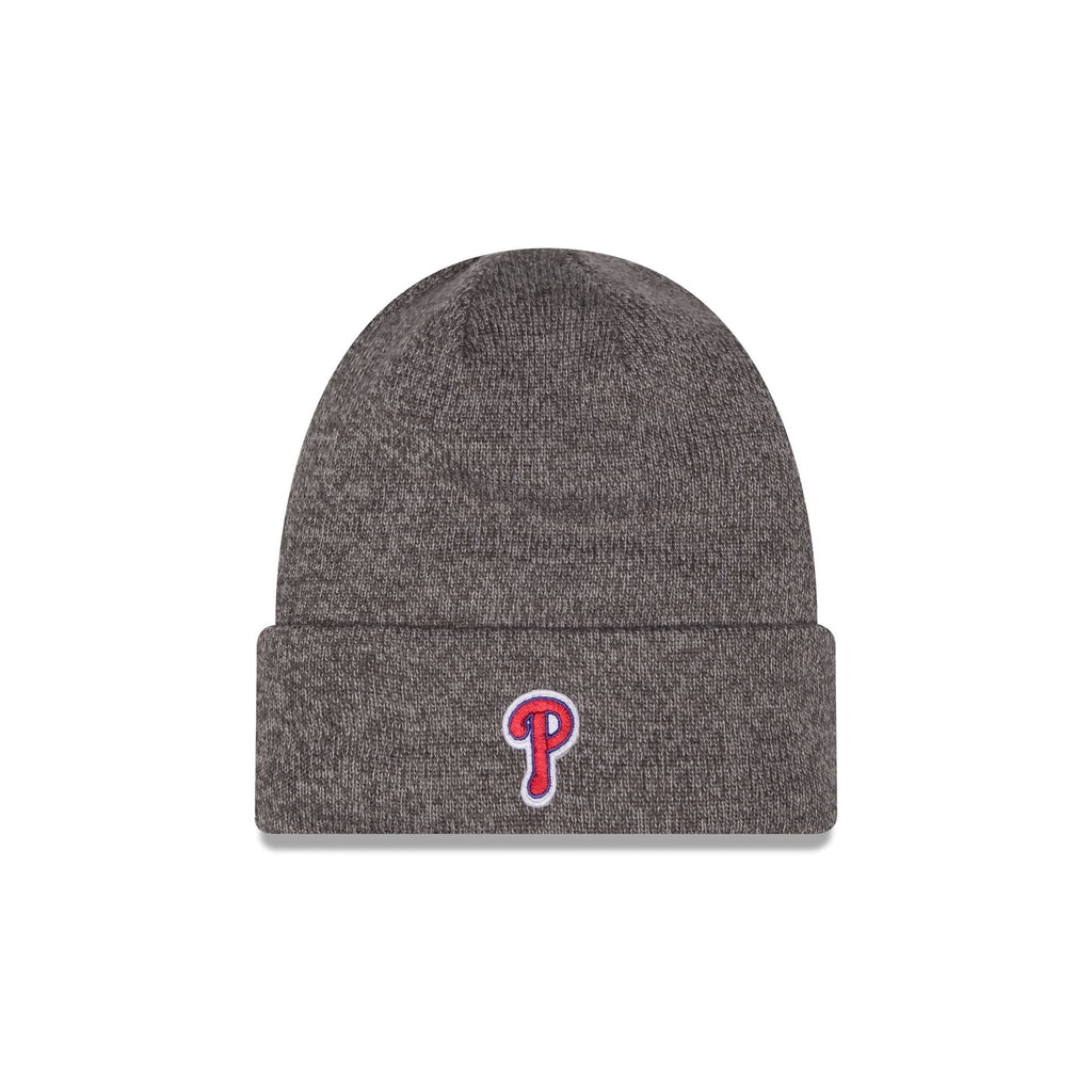 Philadelphia Phillies Heather Gray Tonal Beanie Hat