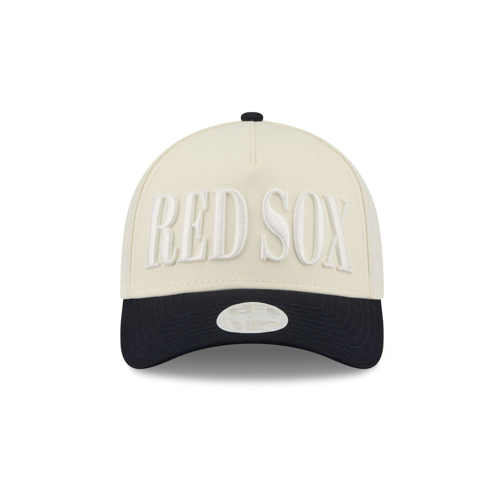 Boston Red Sox Two Tone Chrome Women's 9FORTY M-Crown A-Frame Snapback Hat