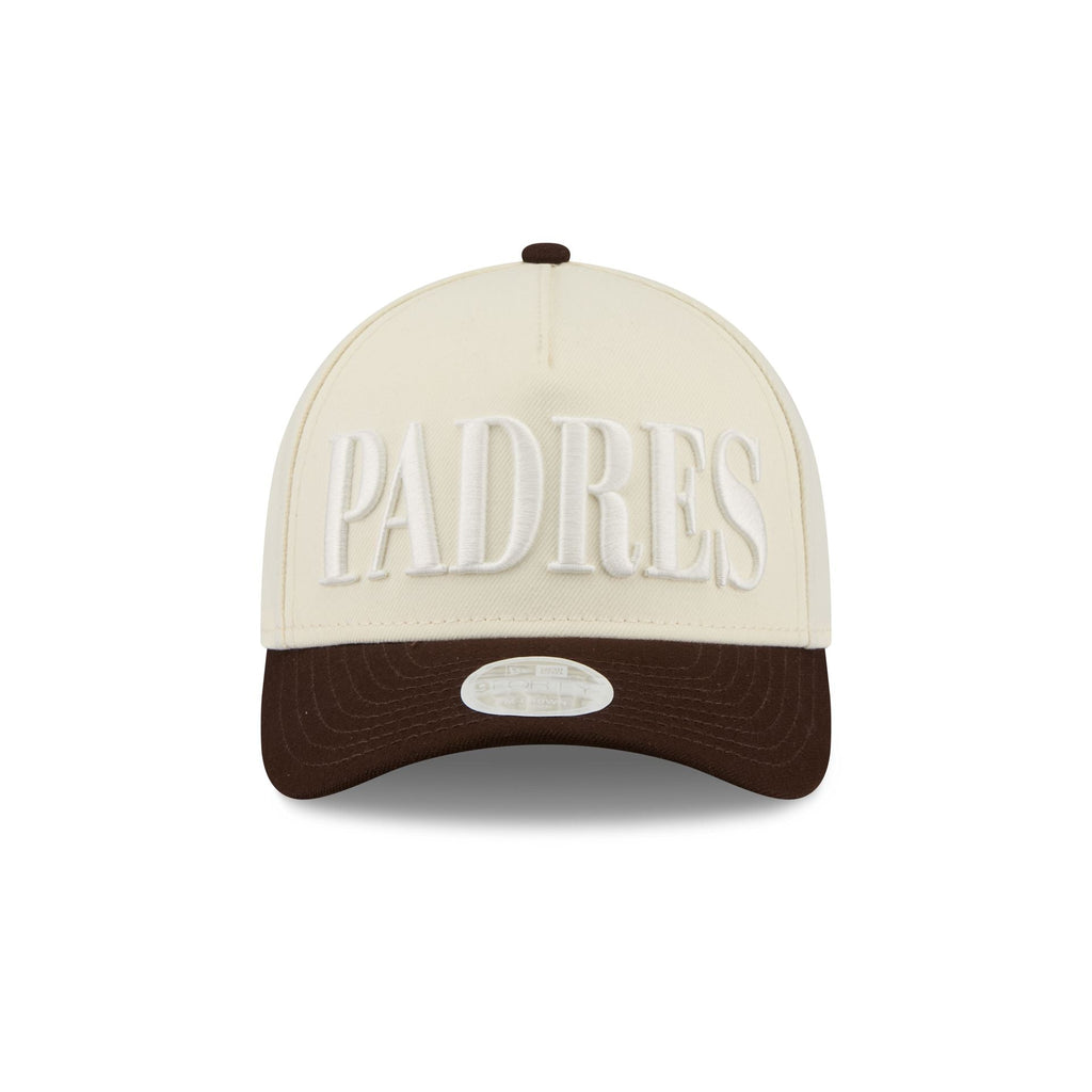 San Diego Padres Two Tone Chrome Women's 9FORTY M-Crown A-Frame Snapback Hat