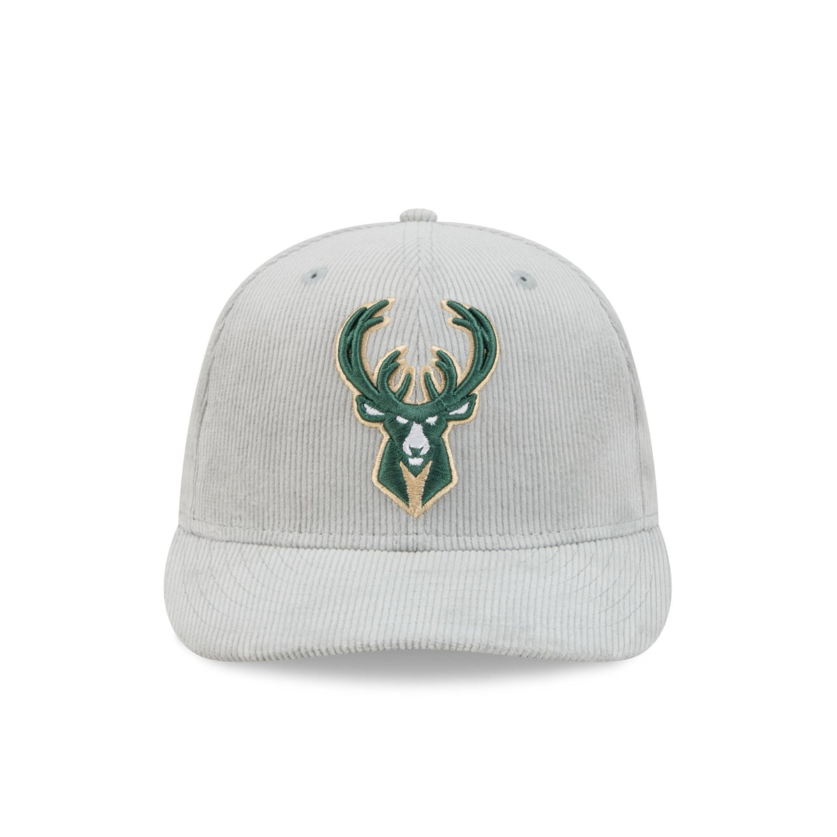 Milwaukee Bucks Light Gray Corduroy 59FIFTY Fitted Hat