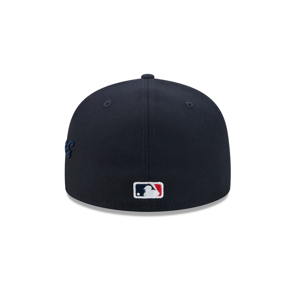 Atlanta Braves Side Script 59FIFTY Fitted Hat