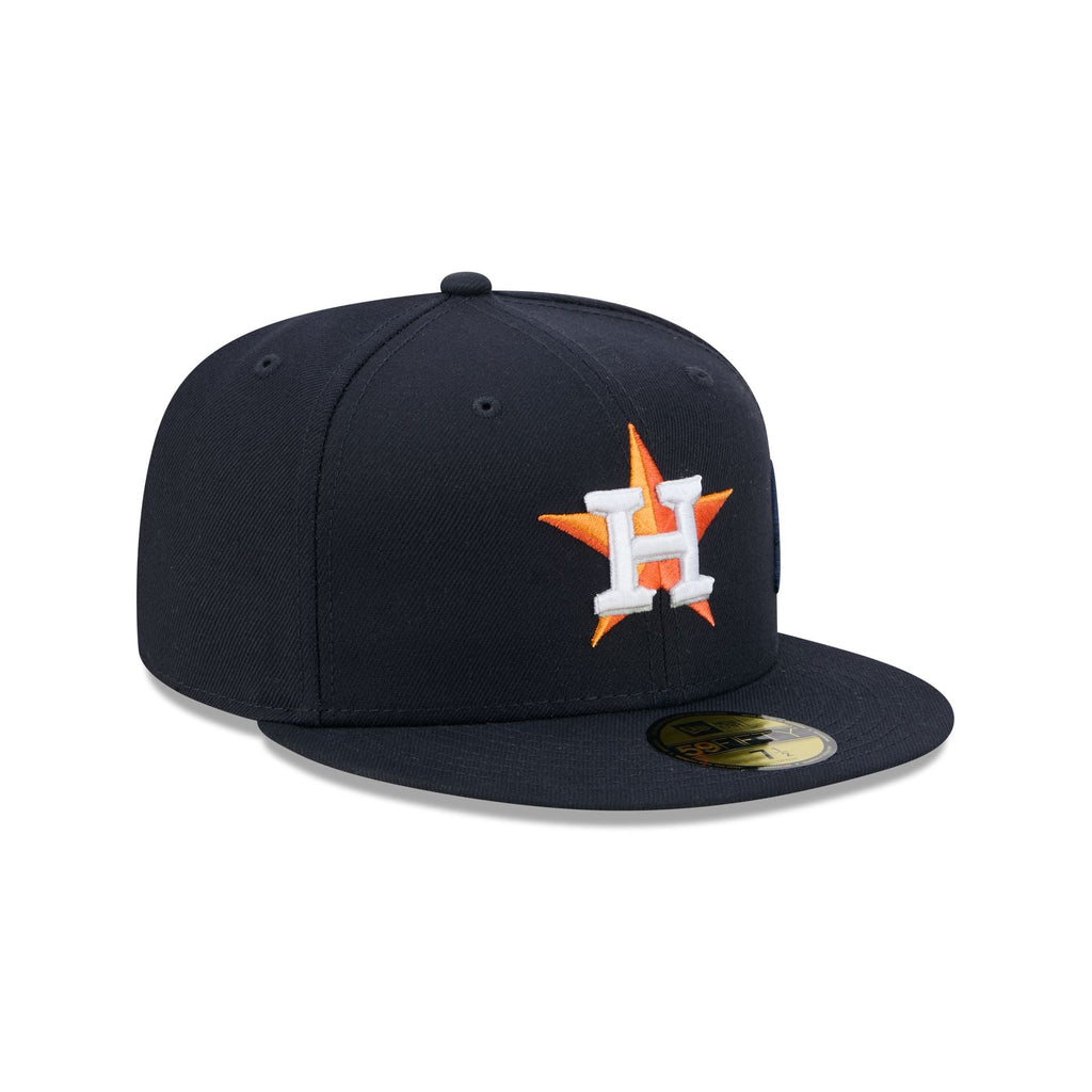 Houston Astros Side Script 59FIFTY Fitted Hat