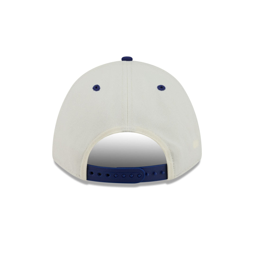 Los Angeles Dodgers Arched Graphic Chrome White 9FORTY M-Crown A-Frame Snapback Hat