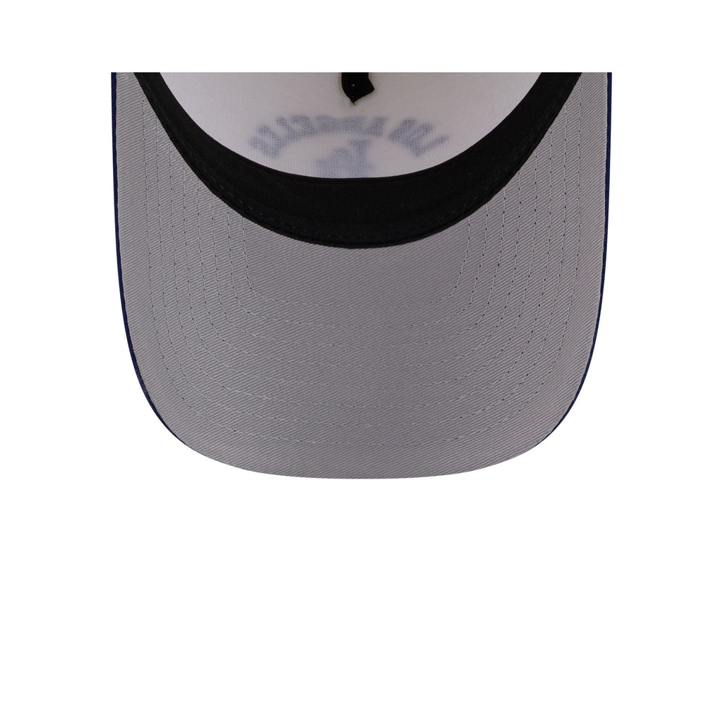 Los Angeles Dodgers Arched Graphic Chrome White 9FORTY M-Crown A-Frame Snapback Hat