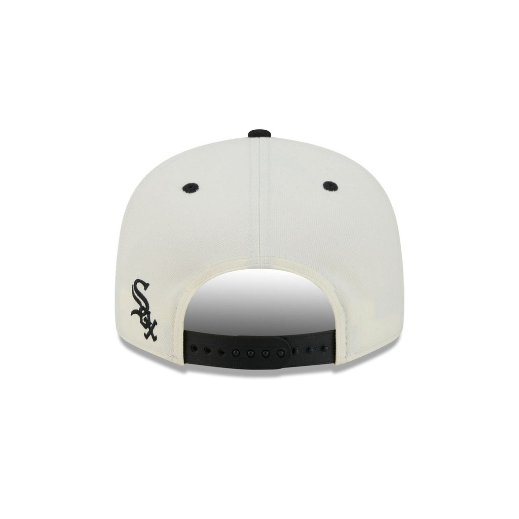 Chicago White Sox Classic Stacked Chrome 9FIFTY Snapback Hat