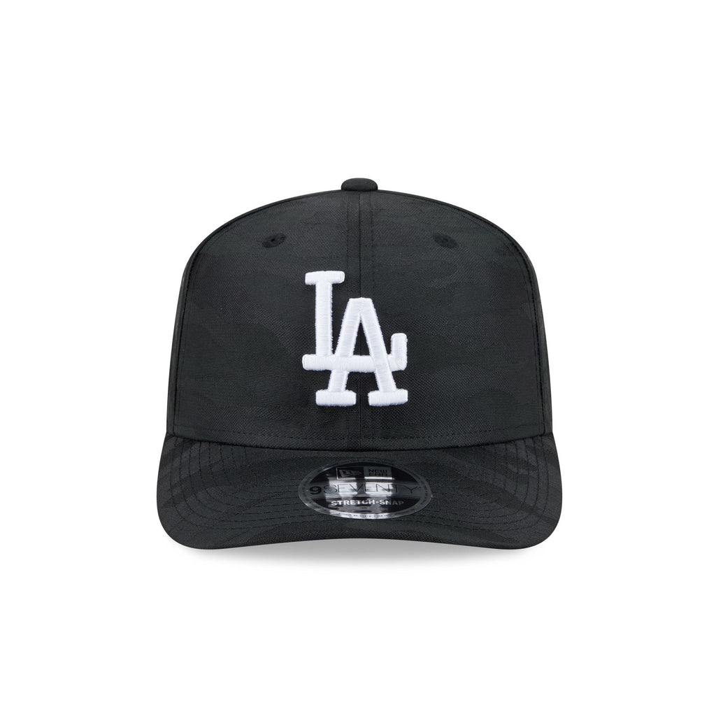 Los Angeles Dodgers Black Camo Performance 9SEVENTY Stretch-Snap Hat