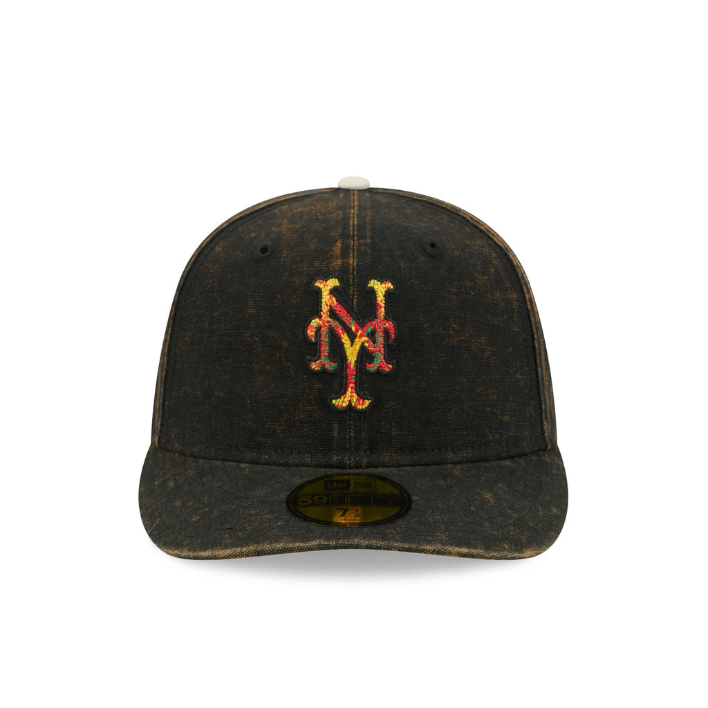Just Caps Tie Dye Logo New York Mets 59FIFTY Fitted Hat