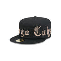 Chicago Cubs Gothic Lettering Pillbox Hat