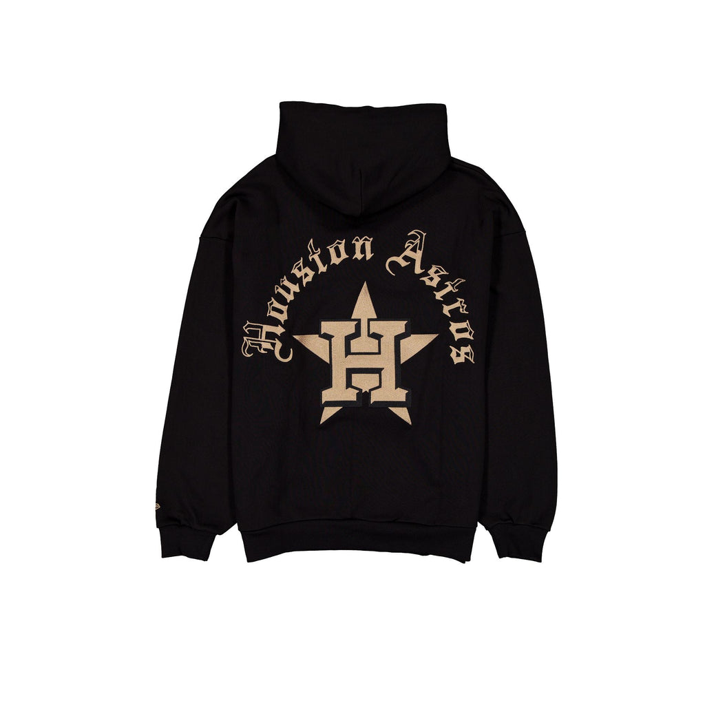 Houston Astros Gothic Lettering Black Hoodie