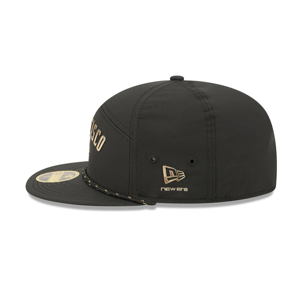 San Francisco Giants Gold Logo Rope Split Panel 59FIFTY Fitted Hat