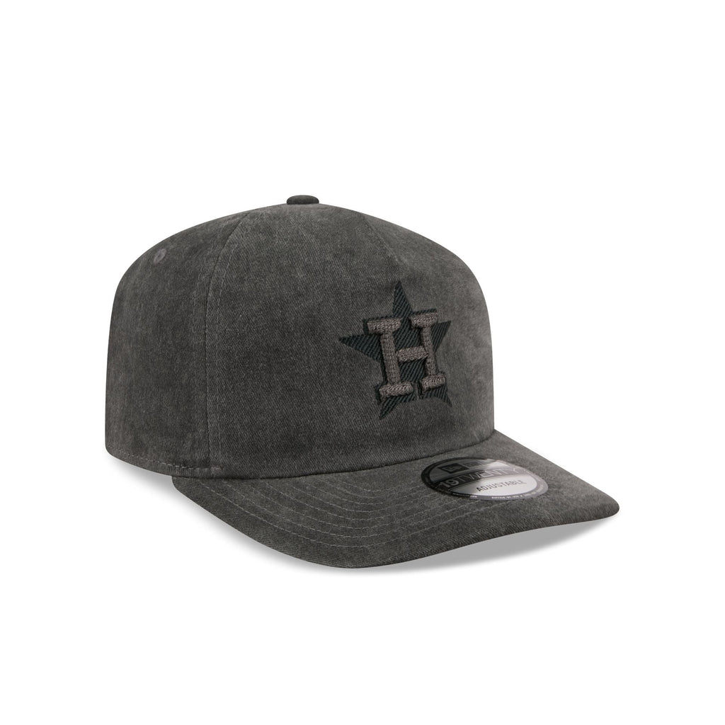Houston Astros Black Pigment Dye 19TWENTY Snapback Hat