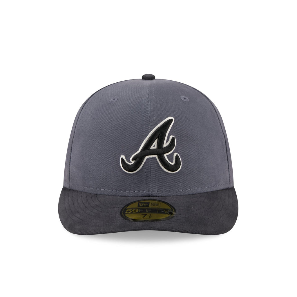 Atlanta Braves Graphite Twill 59FIFTY Fitted Hat