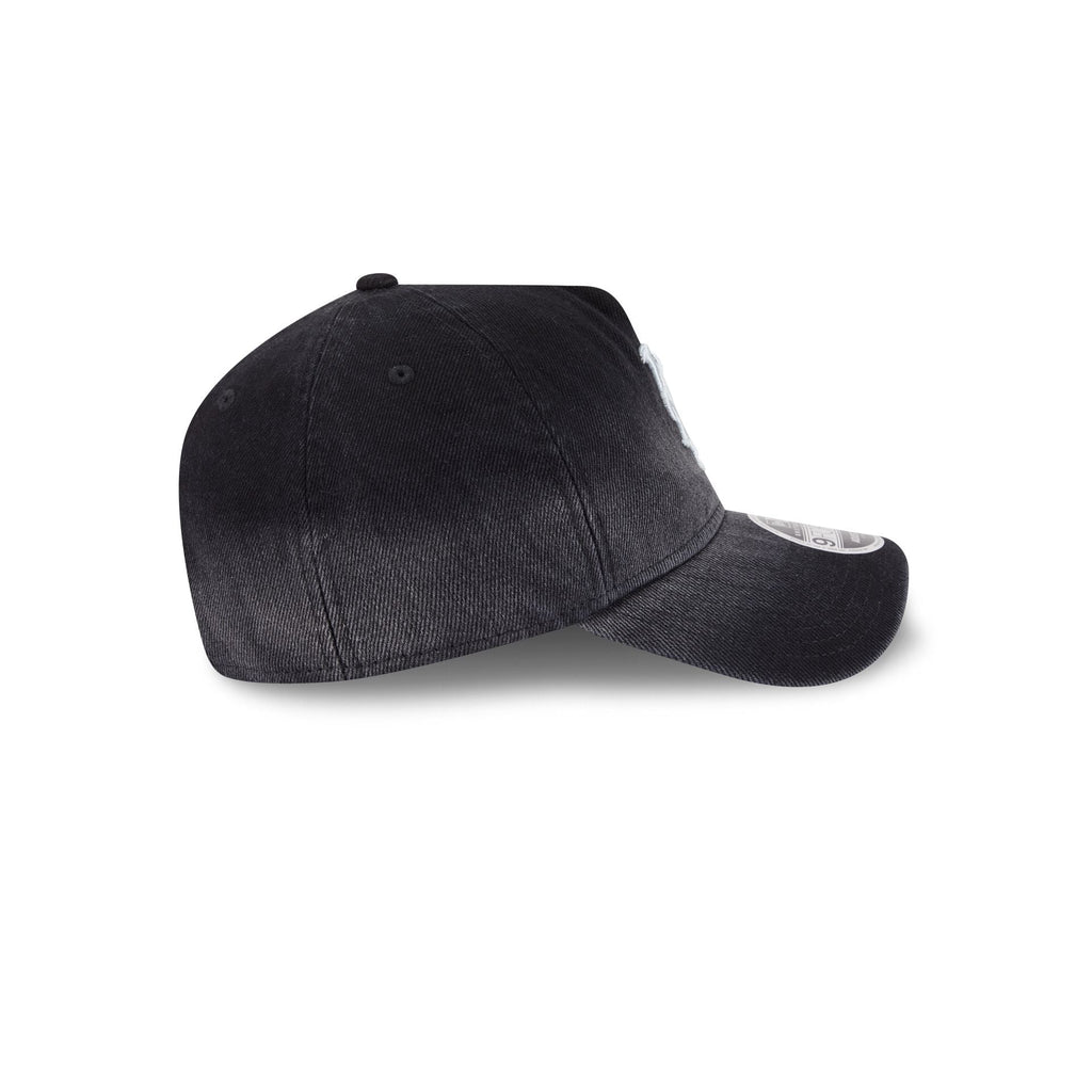 New York Mets Washed Black Denim 9FORTY A-Frame Unstructured Snapback Hat