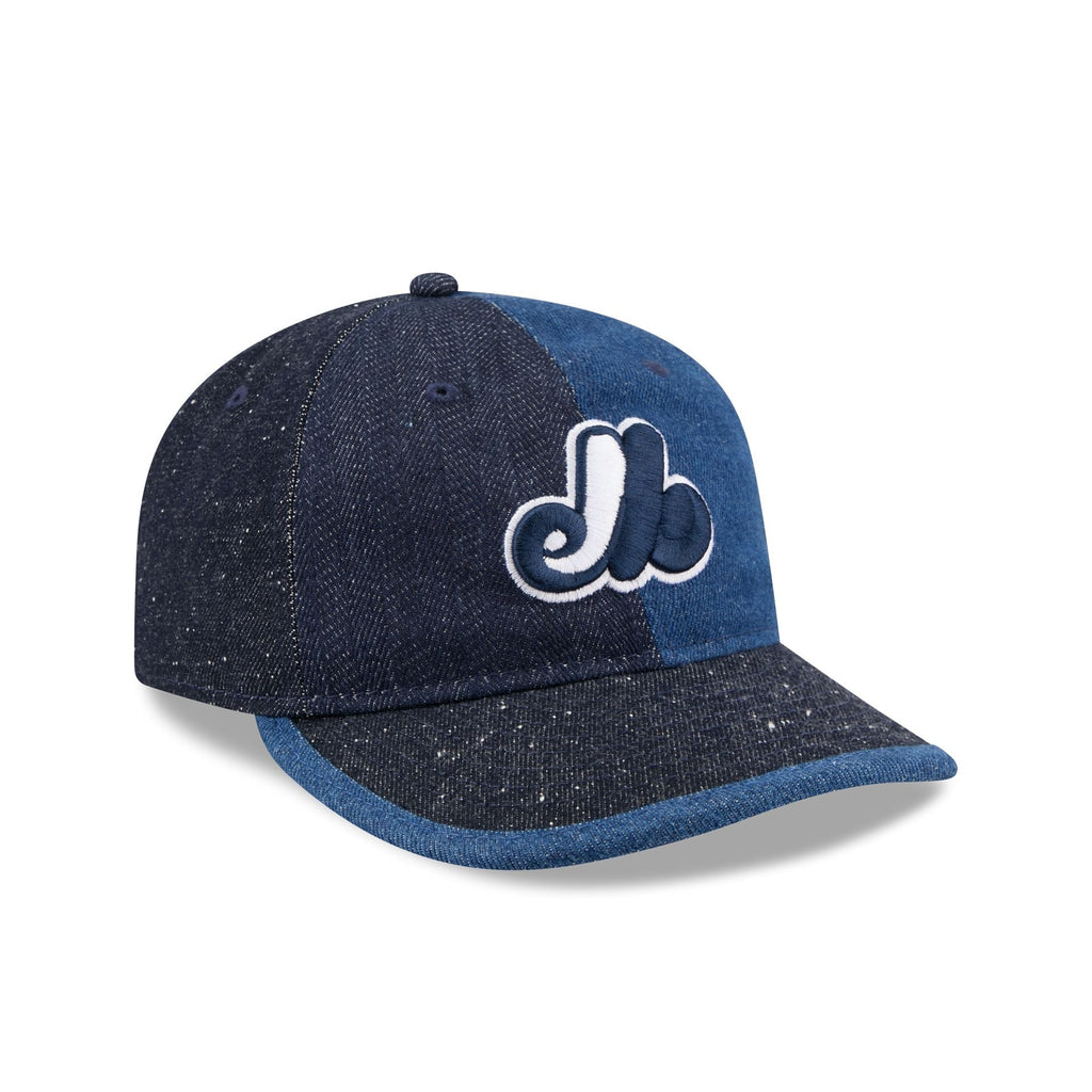 Montreal Expos Multi-Panel Denim Retro Crown 59FIFTY Fitted Hat