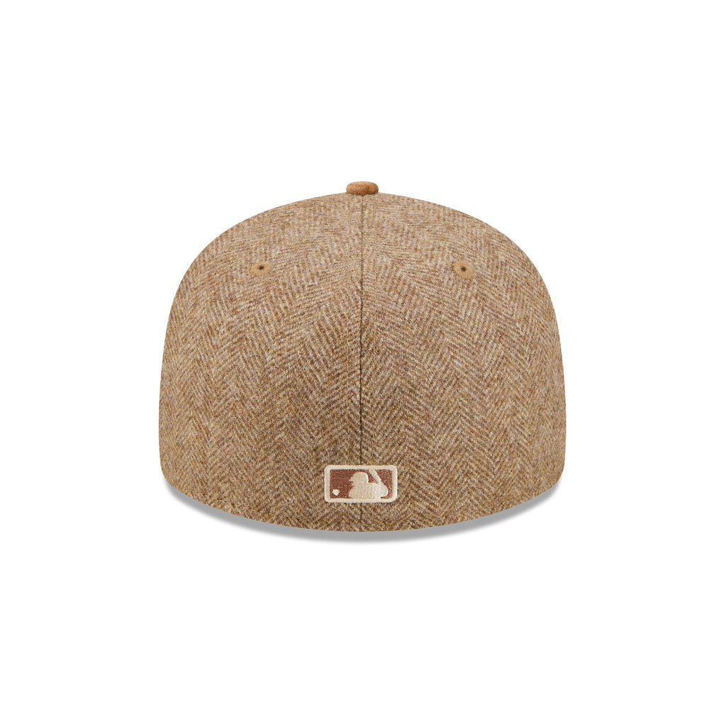 New York Mets Moon Brisbane Moss Brown Visor 59FIFTY Fitted Hat