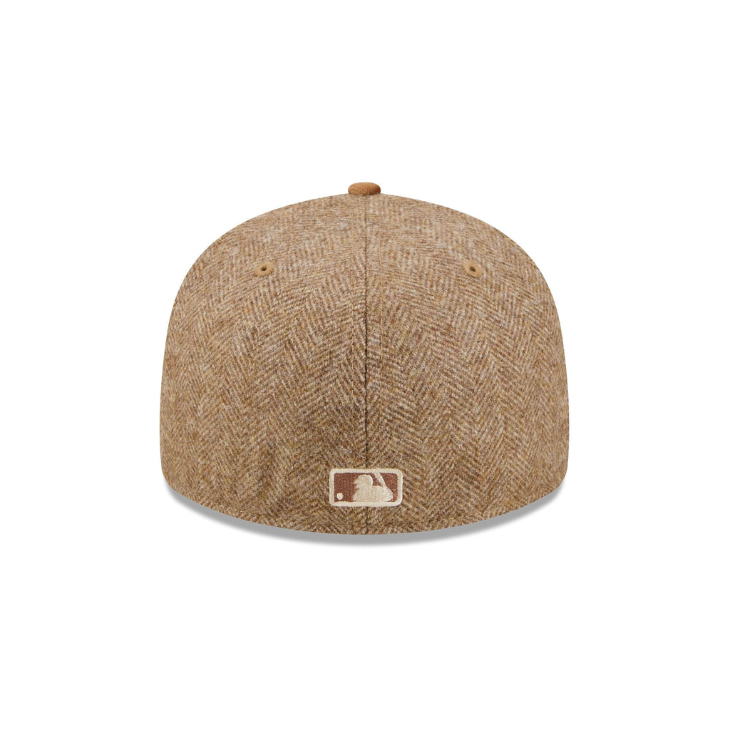 Houston Astros Moon Brisbane Moss Brown Visor 59FIFTY Fitted Hat