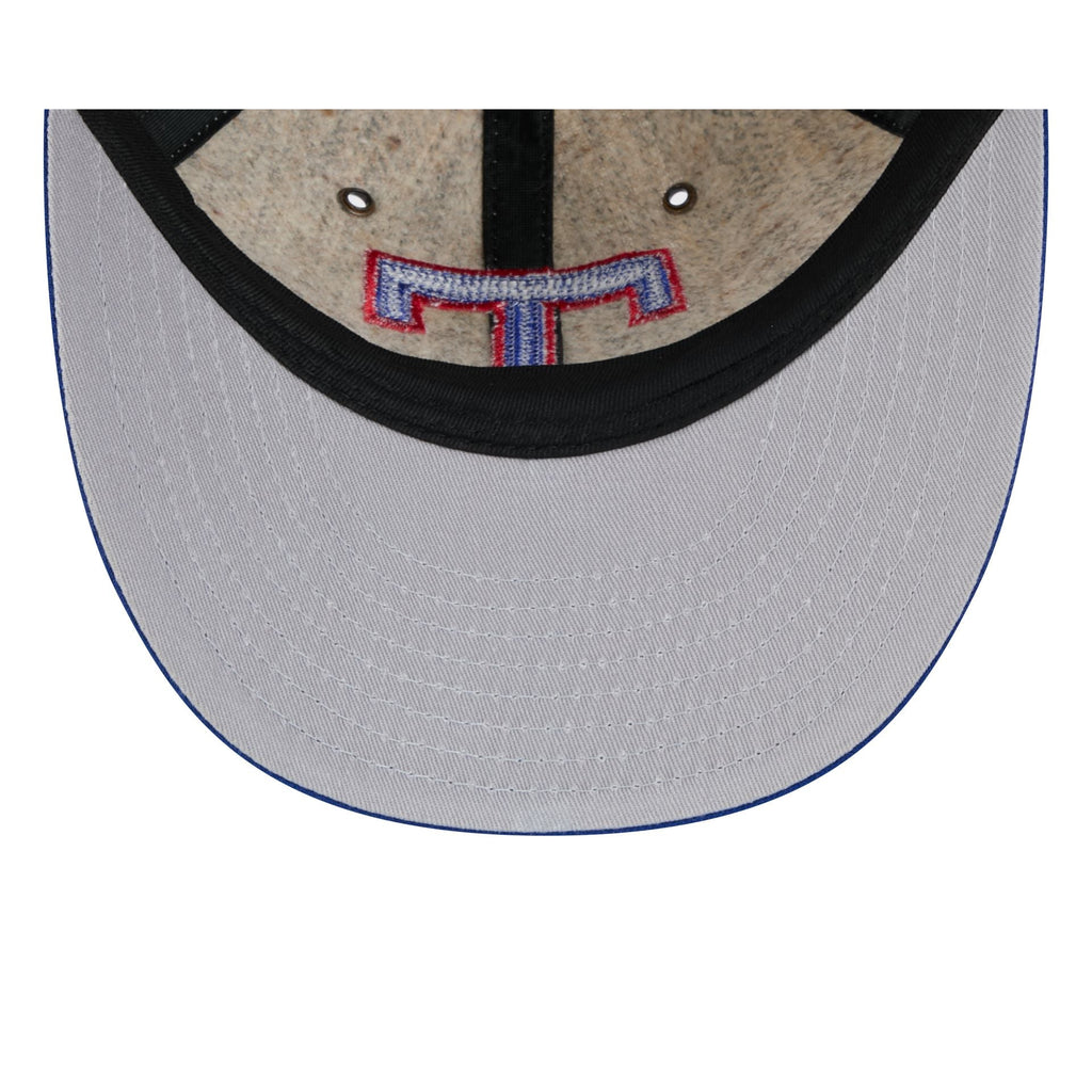 Texas Rangers Moon Herringbone Retro Crown 59FIFTY Fitted Hat