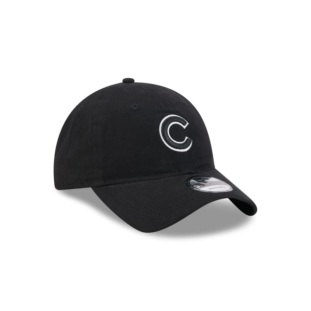 Chicago Cubs Nylon Black 9TWENTY Adjustable Hat