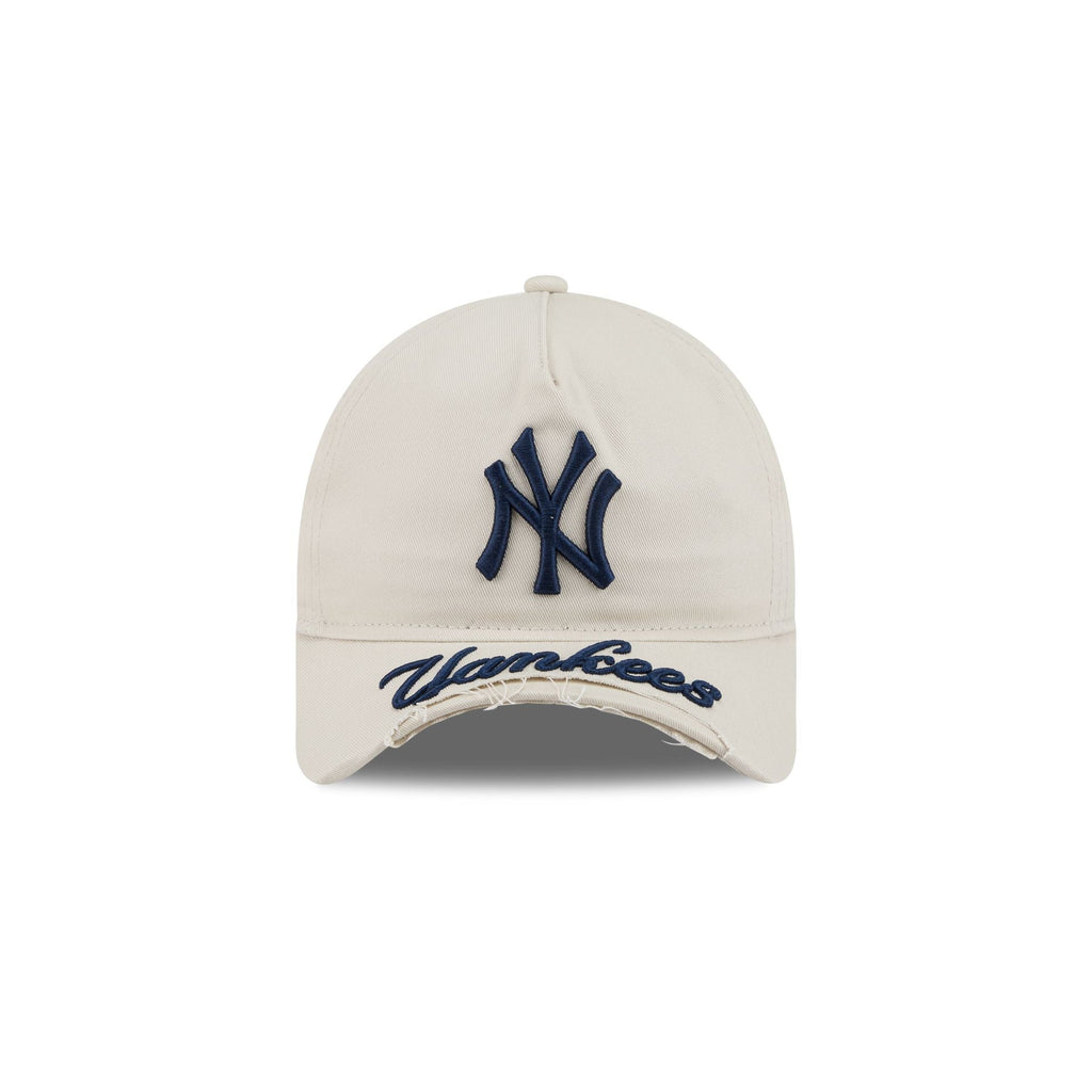 New York Yankees Stone 9FORTY A-Frame Unstructured Cut-Off Visor Snapback Hat