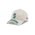 Seattle Mariners Stone 9FORTY A-Frame Unstructured Cut-Off Visor Snapback Hat