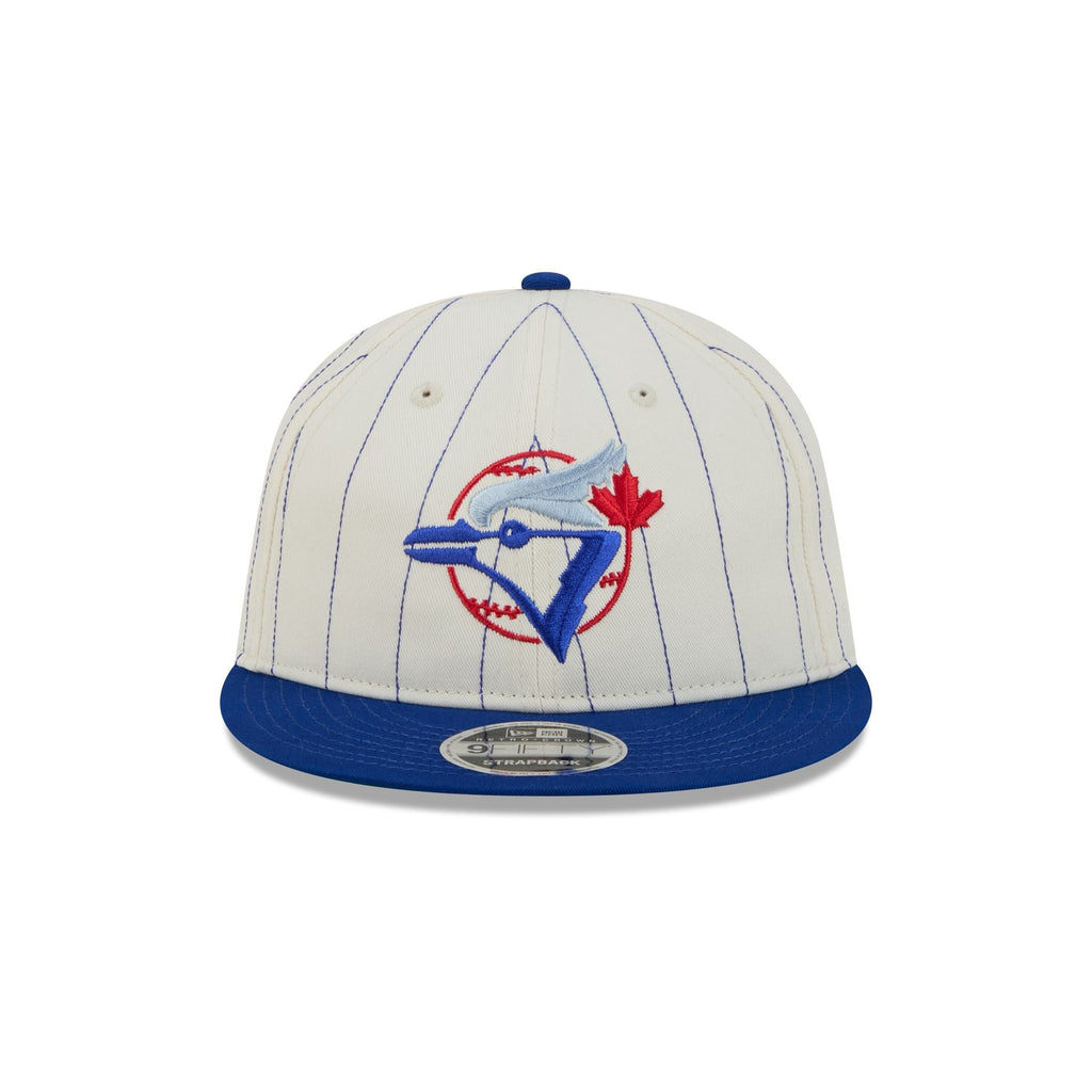 Lost & Found x Toronto Blue Jays Pinstripe Retro Crown 9FIFTY Adjustable Hat