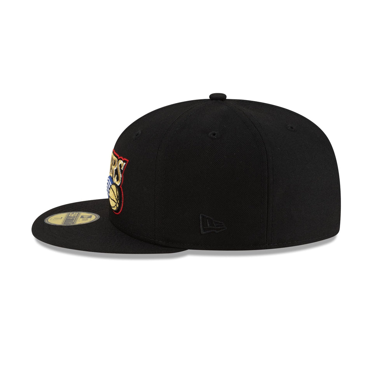 Philadelphia 76ers 1963-1976 Hardwood Classics Poly Black 59FIFTY Fitted Hat