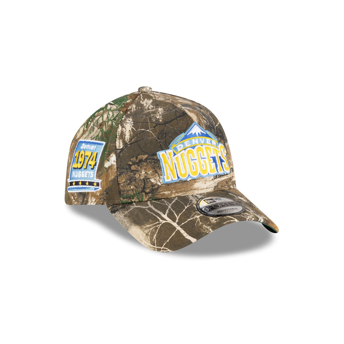 Denver Nuggets 2008-2018 Hardwood Classics Realtree 9FORTY A-Frame Snapback Hat