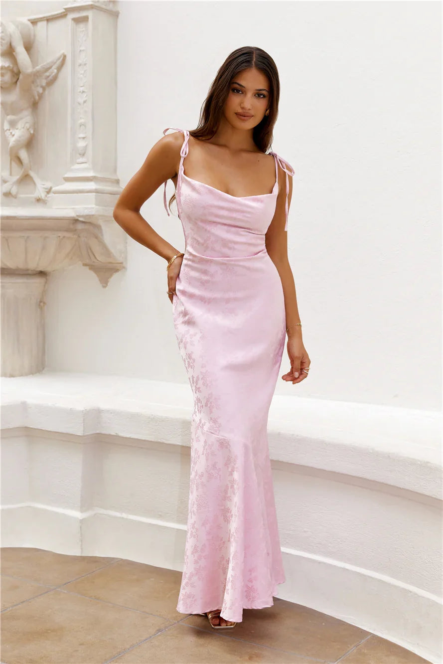 Sophisticated City Maxi Dress Pink