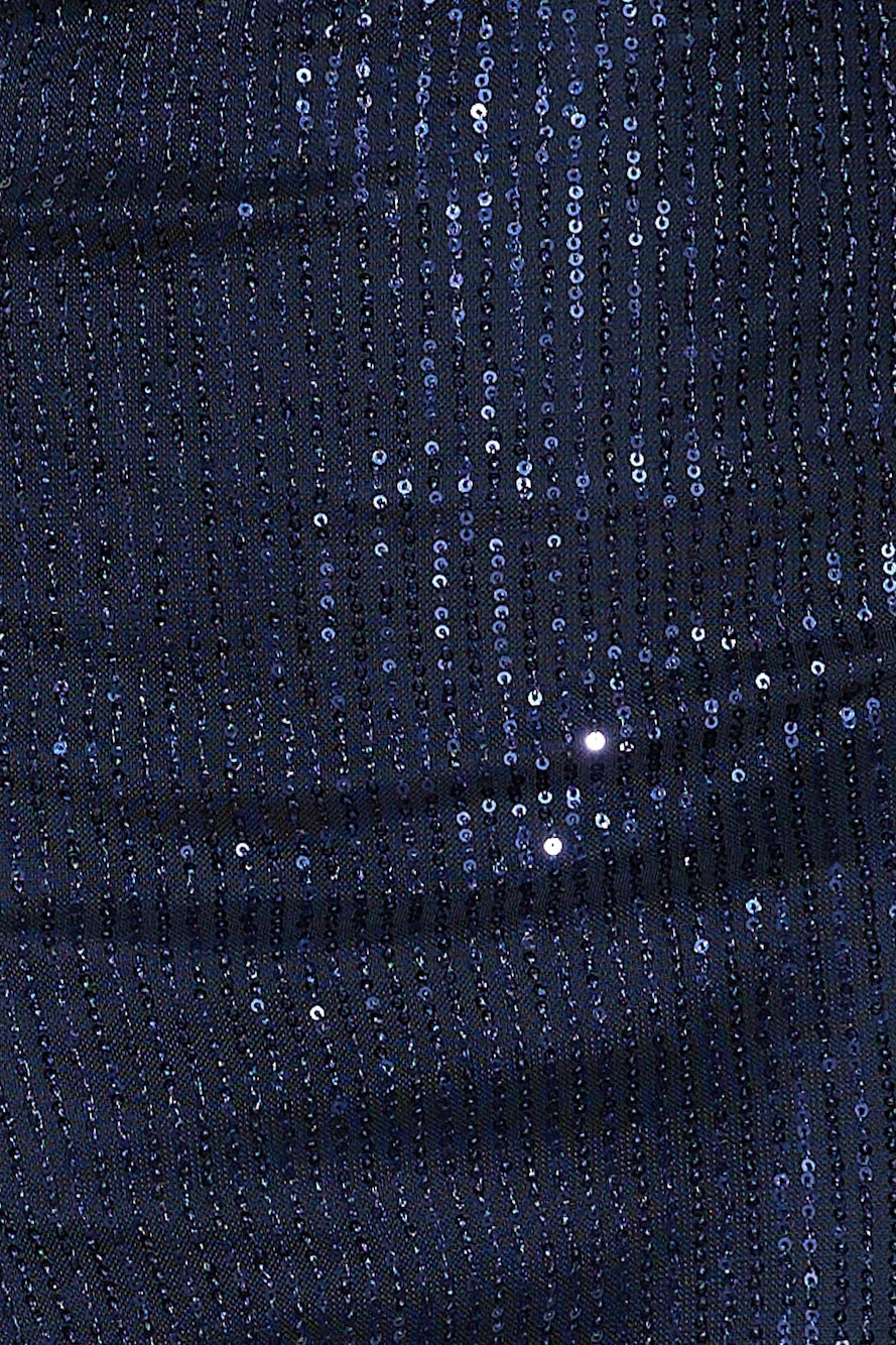 Sparkle On Time Sequin Maxi Dress Blue