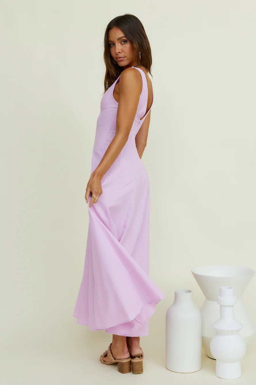 Open Meadows Maxi Dress Lilac