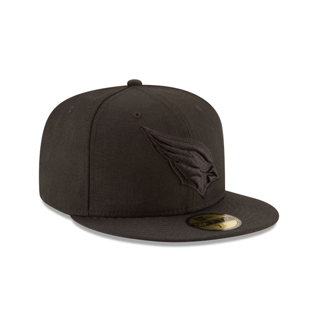 Arizona Cardinals Black On Black 59FIFTY Fitted Hat