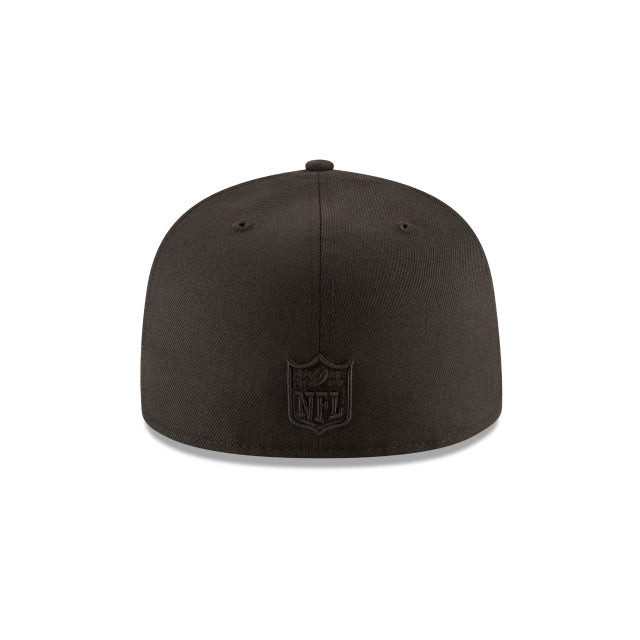 Cleveland Browns Black On Black 59FIFTY Fitted Hat