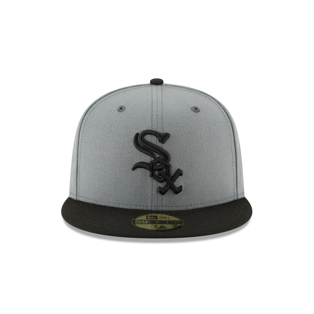 Chicago White Sox Storm Gray Basic 59FIFTY Fitted Hat
