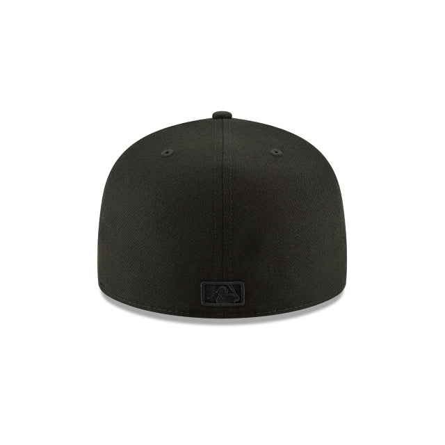 Chicago Cubs Blackout Basic 59FIFTY Fitted Hat