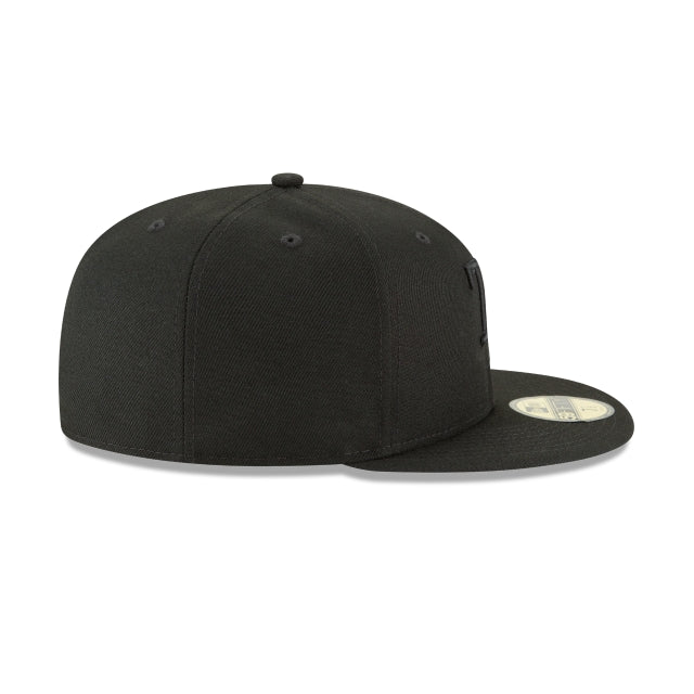 Tampa Bay Rays Blackout Basic 59FIFTY Fitted Hat