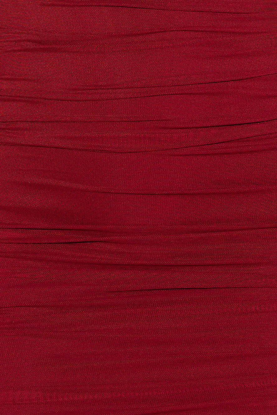 Trending Now Mini Dress Wine