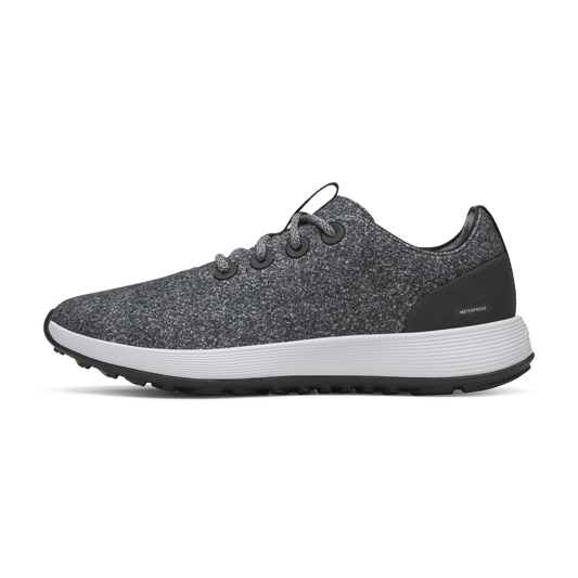 Men's Wool Runner NZ Waterproof - Dark Grey (Light Grey Sole)