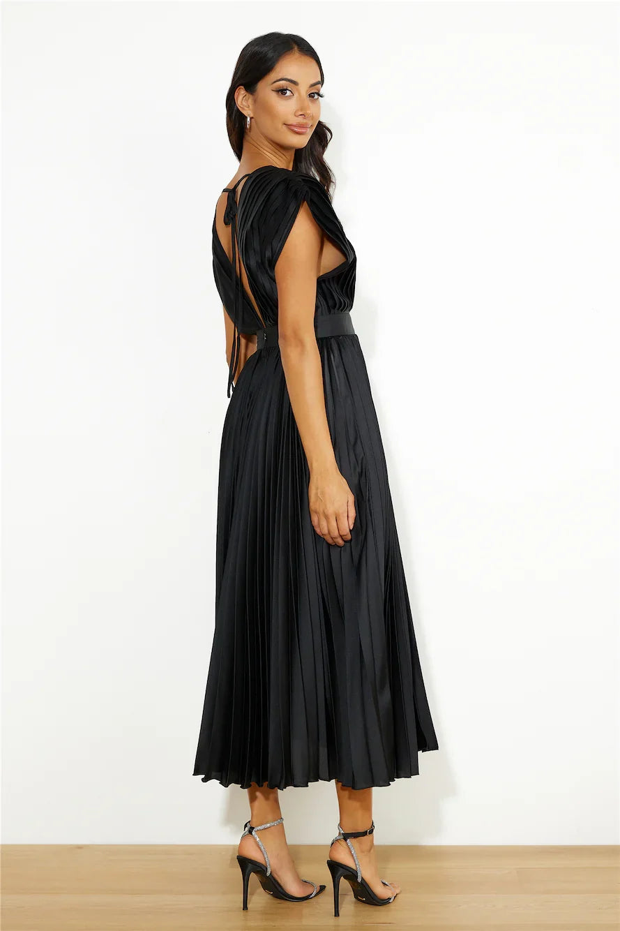 Sleeker Than All Maxi Dress Black