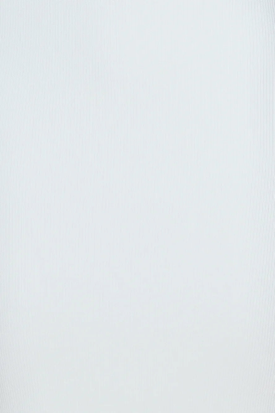 Sing Song Midi Dress White