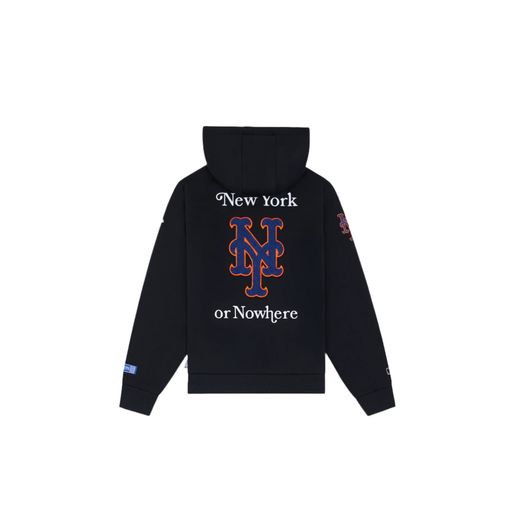 New York or Nowhere x New York Mets Youth Black Full-Zip Hoodie