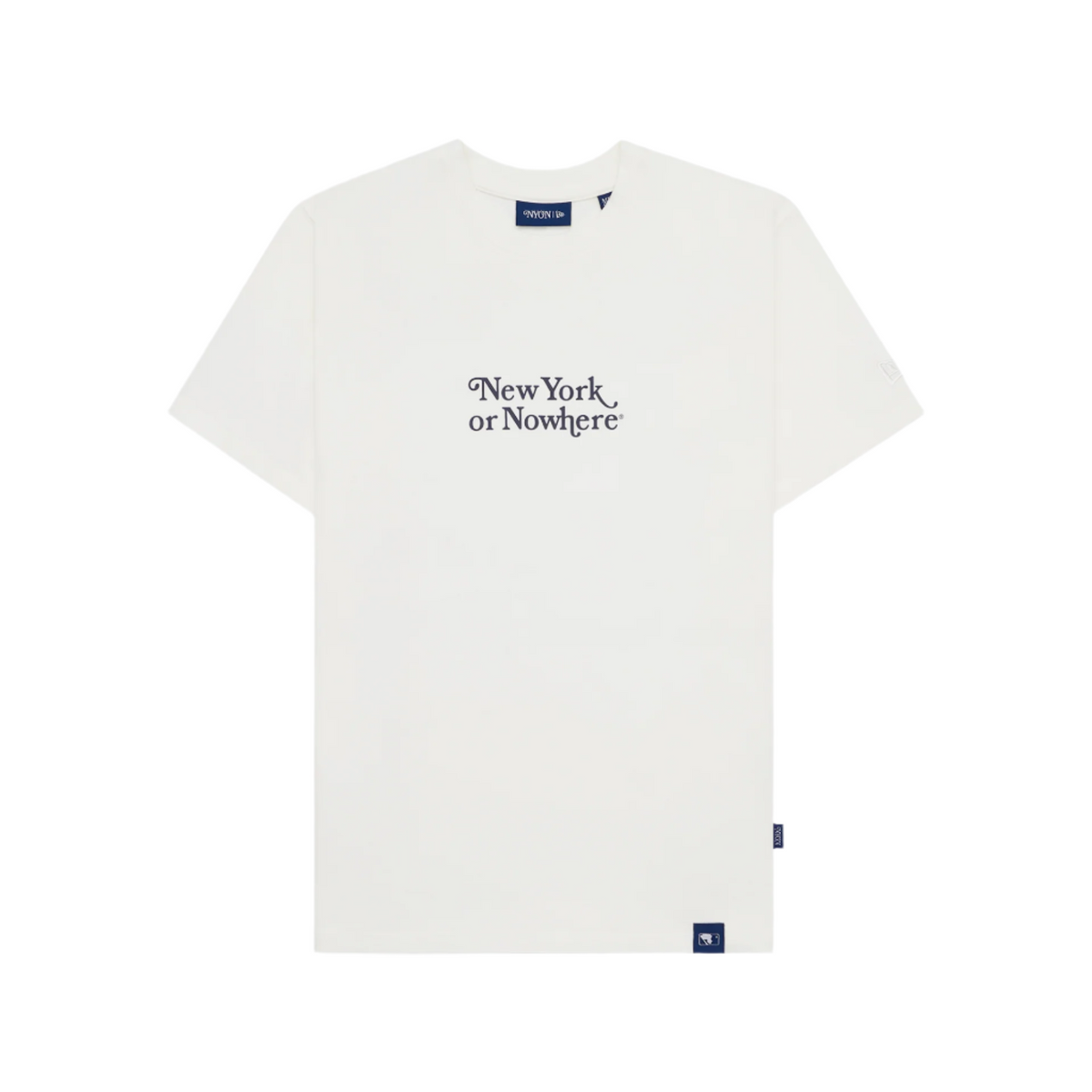 New York or Nowhere x New York Yankees White Motto Short-Sleeve T-Shirt