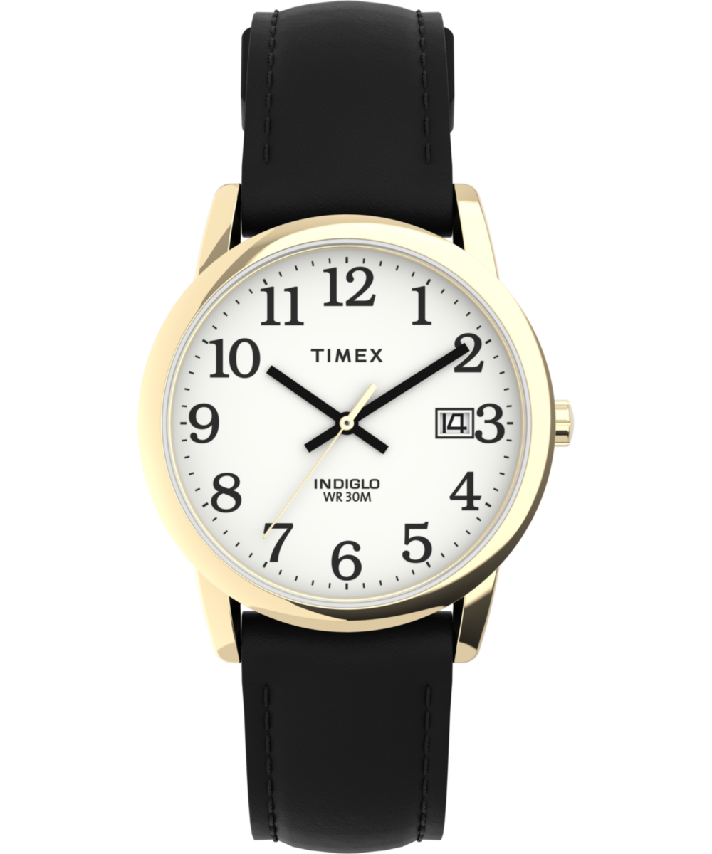 Easy Reader 35mm Leather Strap Watch
