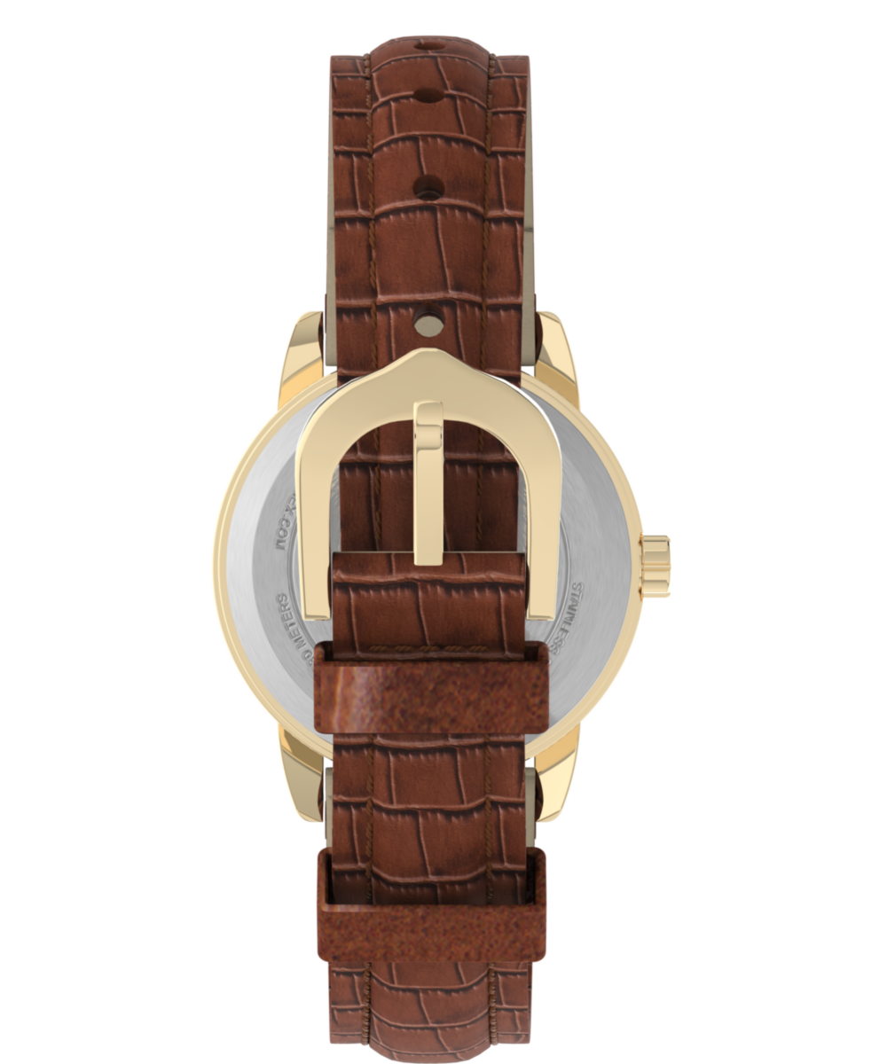Easy Reader® 25mm Leather Strap Watch